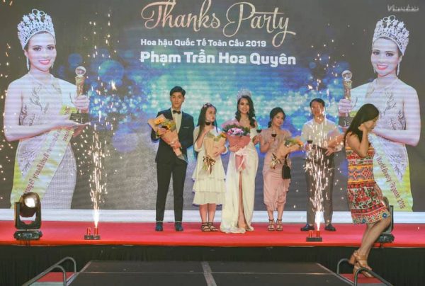 Thanks Party Hoa Hậu Quốc Tế Toàn Cầu Phạm Trần Hoa Quyên (4)